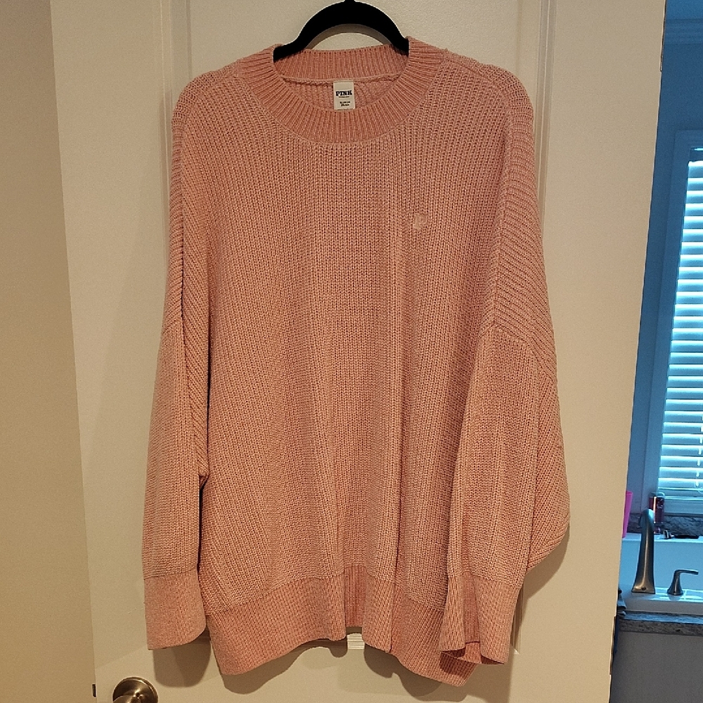 PINK Victoria's Secret Soft Pink Crew Neck Sweater
